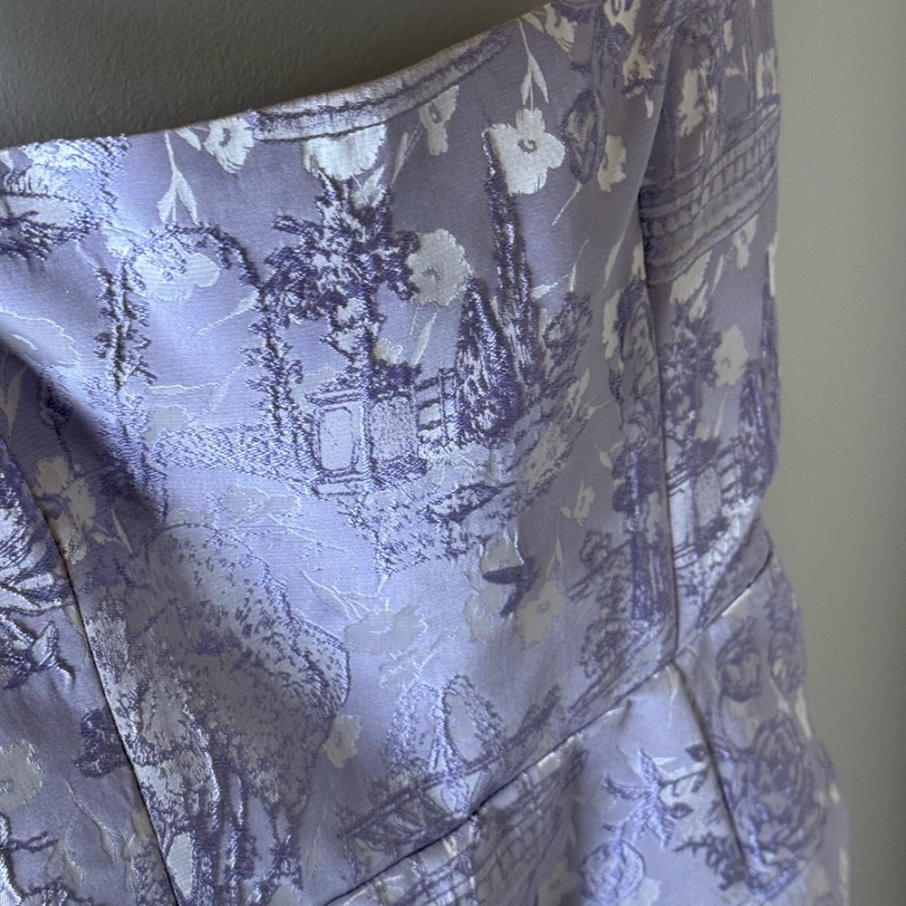 Amanda Uprichard Lilac Strap Romper Dress medium - Picture 4 of 7